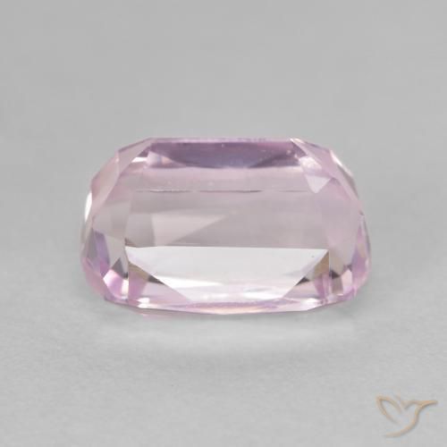 Kunzita Púrpura medio natural de 4.65 ct, Forma Cojín, VVS-VS