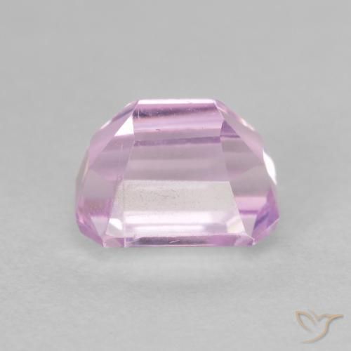Kunzita Púrpura-violeta rosáceo claro natural de 2.01 ct, Corte Octágono / Esmeralda, VS