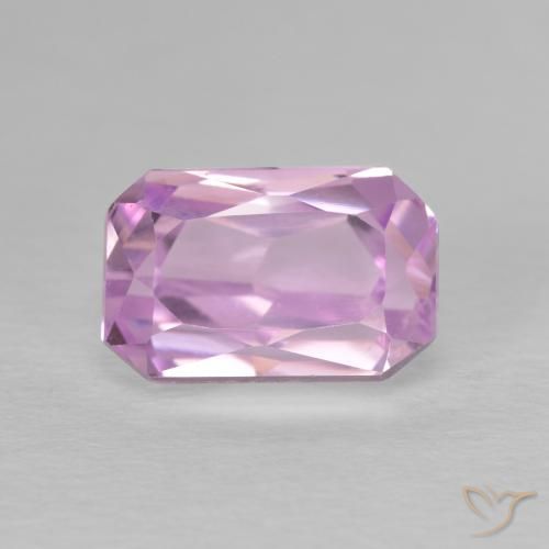 3.64ct Natural Tono rosado cereza Kunzita, corte esmeralda, VVS