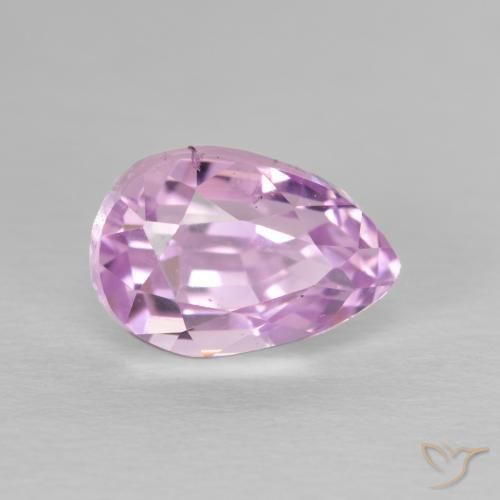 Kunzita Tono rosado cereza natural de 3.73 ct, En forma de pera, VS