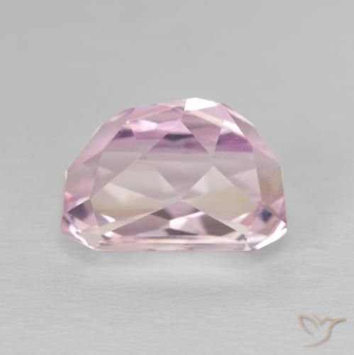 Kunzita Rosado púrpura real muy claro natural de 5.46 ct, Corte Octágono / Esmeralda, VVS-VS