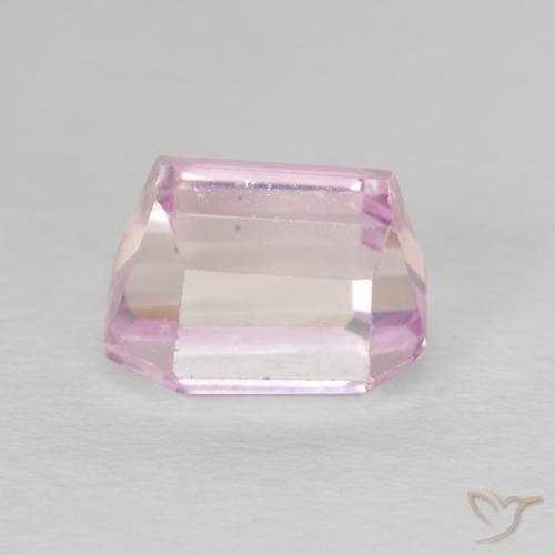 Kunzita Tono rosado cereza natural de 4.02 ct, Corte Octágono / Esmeralda, VVS-VS