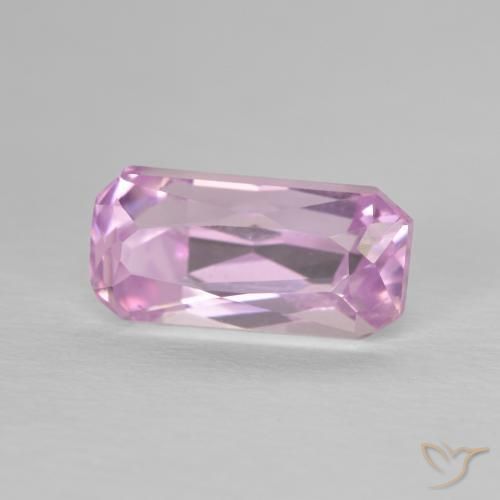 Kunzita Rosado muy claro natural de 3.53 ct, Corte Octágono / Esmeralda, VVS-VS