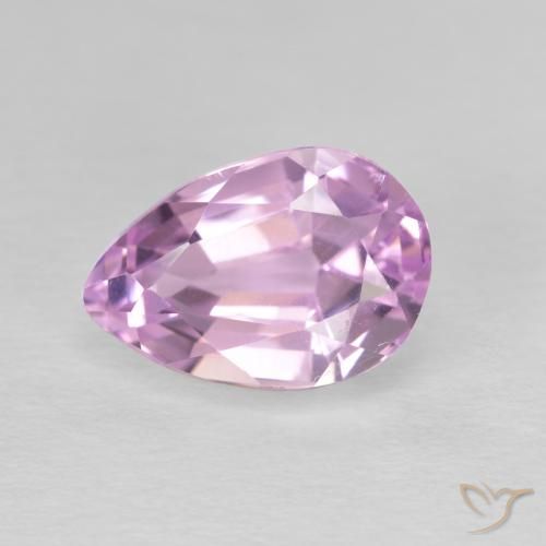 3.88ct Natural Tono rosado cereza Kunzita, En forma de pera, VVS-VS