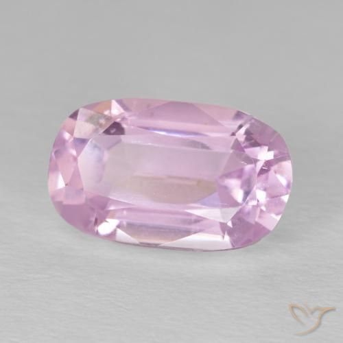 Kunzita Tono rosado cereza natural de 5.92 ct, Forma Cojín, VS