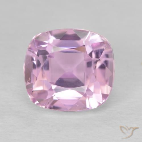 Kunzita púrpura natural de 2,78 ct, corte cojín, VS