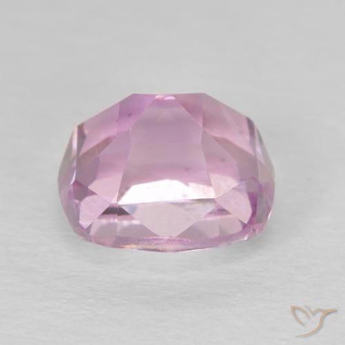 Kunzita púrpura natural de 2,78 ct, corte cojín, VS