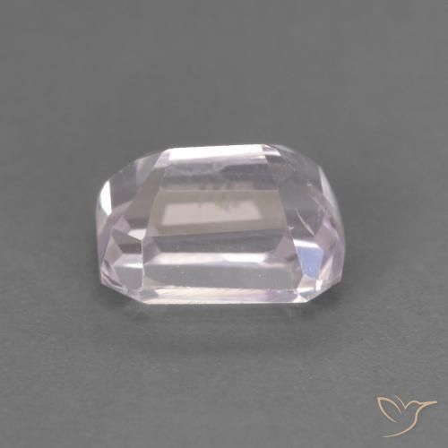 Kunzita Púrpura rosáceo muy claro natural de 1.06 ct, Corte Octágono / Esmeralda, VS