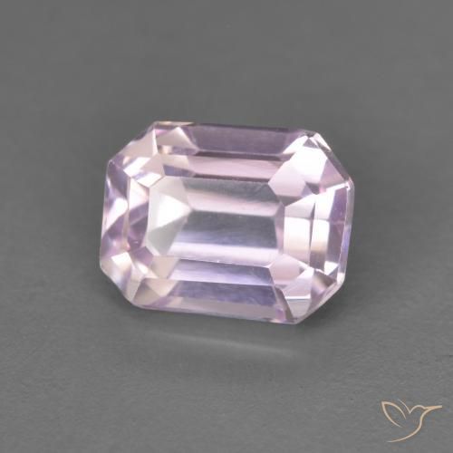 Kunzita Rosado púrpura claro natural de 2.19 ct, Corte Octágono / Esmeralda, VS