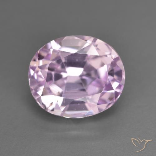 5.90ct Natural Púrpura claro Kunzita, Ovalada, VVS