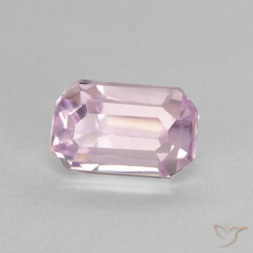 Kunzita Rosado medio natural de 1.41 ct, Corte Octágono / Esmeralda, VVS