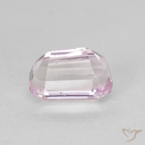 Kunzita Rosado medio natural de 1.41 ct, Corte Octágono / Esmeralda, VVS