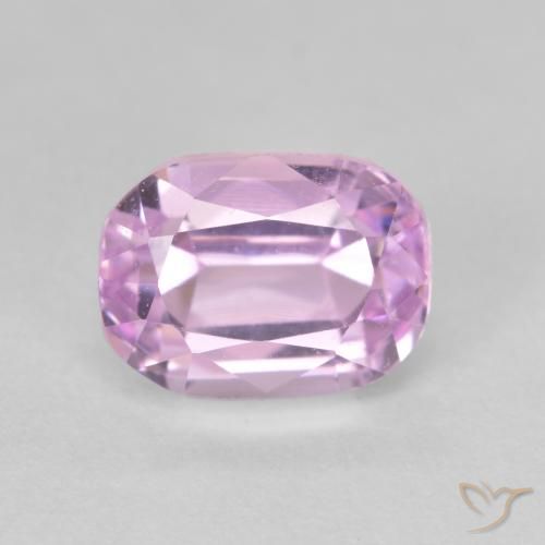3.92ct Natural Tono rosado cereza Kunzita, Forma Cojín, VVS