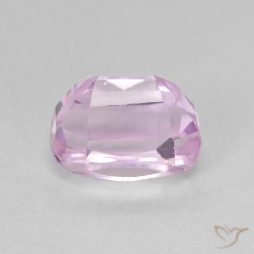 Kunzita Tono rosado cereza natural de 3.92 ct, Forma Cojín, VVS