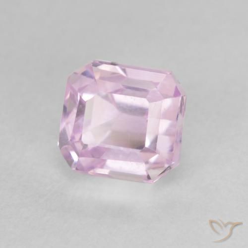 Kunzita Tono rosado cereza natural de 1.55 ct, Corte Octágono / Esmeralda, VVS