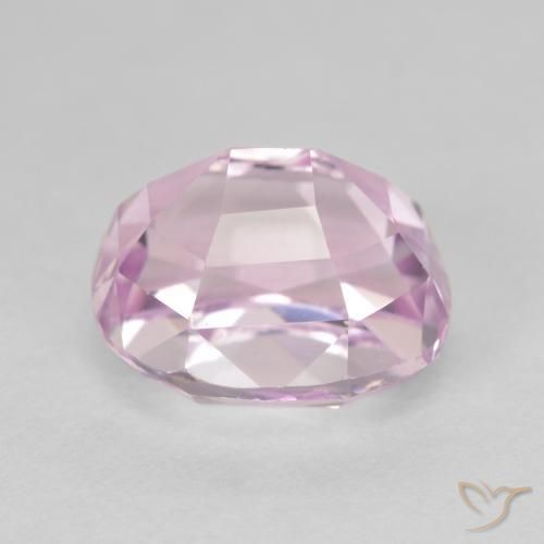 Kunzita Rosado medio natural de 6.63 ct, Ovalada, VVS