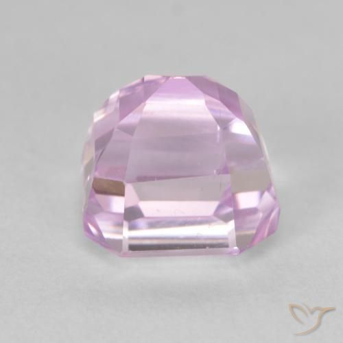 Kunzita Rosado medio natural de 4.11 ct, Corte Octágono / Esmeralda, VVS