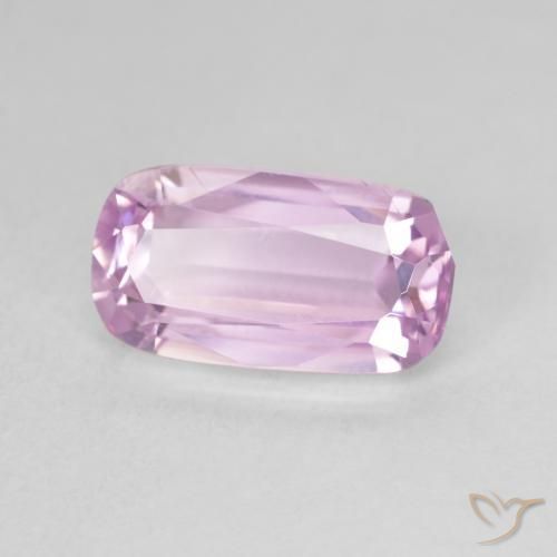 Kunzita Púrpura violeta rosáceo natural de 5.43 ct, Forma Cojín, VVS-VS
