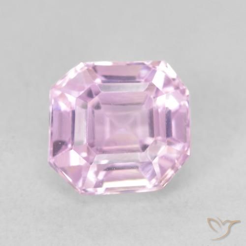 1.70ct Natural Rosado cereza Kunzita, corte esmeralda, VVS-VS