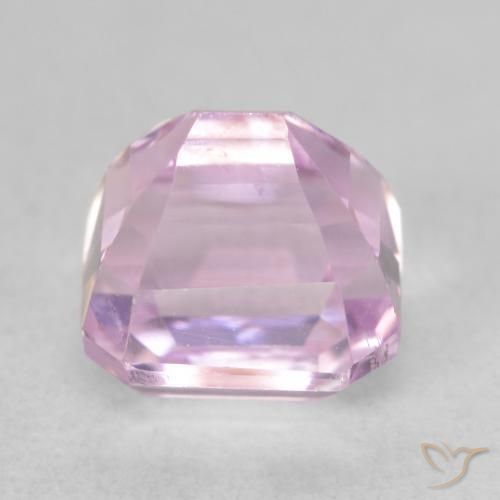 Kunzita Púrpura-violeta rosáceo claro natural de 3.26 ct, Corte Octágono / Esmeralda, VVS-VS