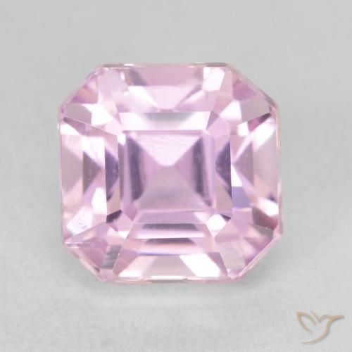 3.99ct Natural Púrpura claro Kunzita, corte esmeralda, VVS-VS