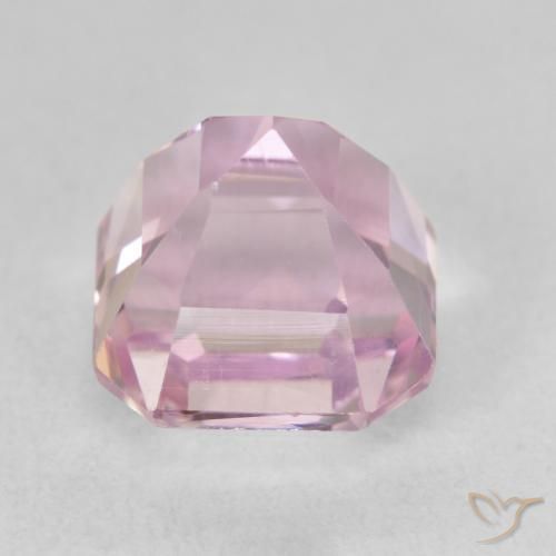 Kunzita Púrpura claro natural de 3.99 ct, Corte Octágono / Esmeralda, VVS-VS