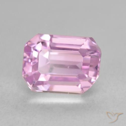 Kunzita Púrpura violeta rosáceo natural de 2.20 ct, Corte Octágono / Esmeralda, VVS-VS