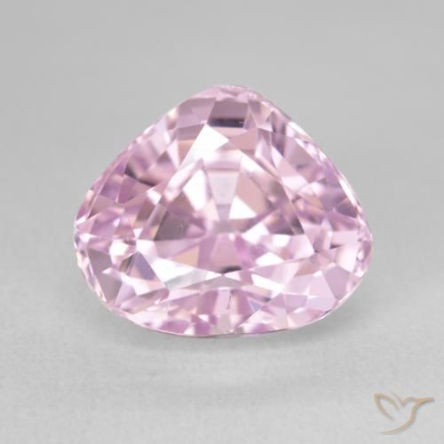 9.56ct Natural Rosado-púrpura claro Kunzita, En forma de pera, VVS-VS