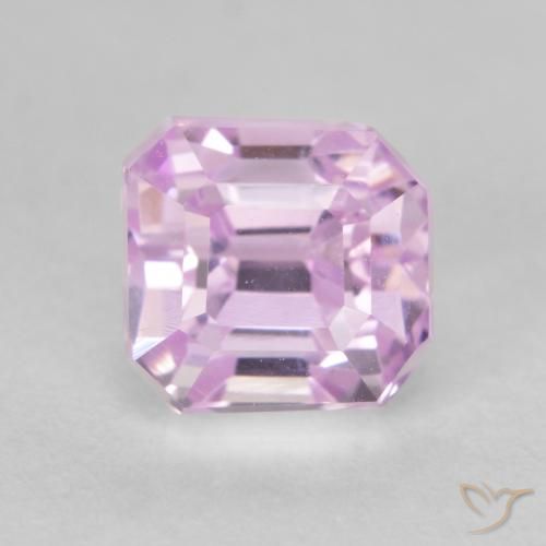 2.09ct Natural Tono rosado cereza Kunzita, corte esmeralda, VVS-VS