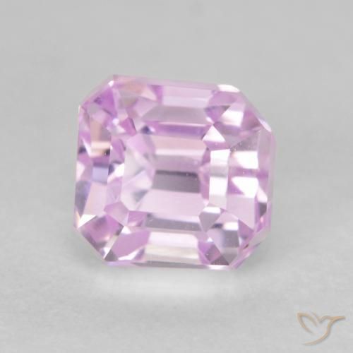 Kunzita Tono rosado cereza natural de 2.09 ct, Corte Octágono / Esmeralda, VVS-VS