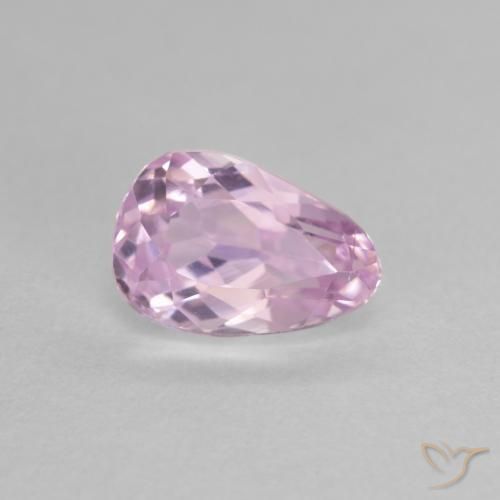 Kunzita Tono rosado cereza natural de 2.13 ct, En forma de pera, VVS-VS