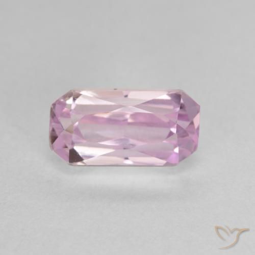 2.46ct Natural Tono rosado cereza Kunzita, corte esmeralda, VVS-VS