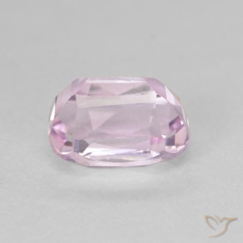 Kunzita Rosado Bubblegum natural de 3.58 ct, Forma Cojín, VVS-VS