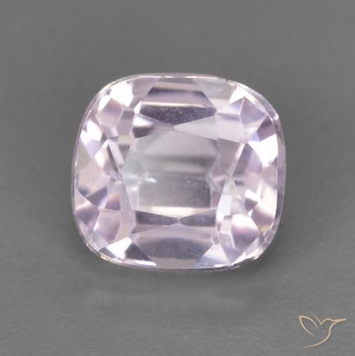 Kunzita Rosado claro natural de 1.48 ct, Forma Cojín, VVS-VS