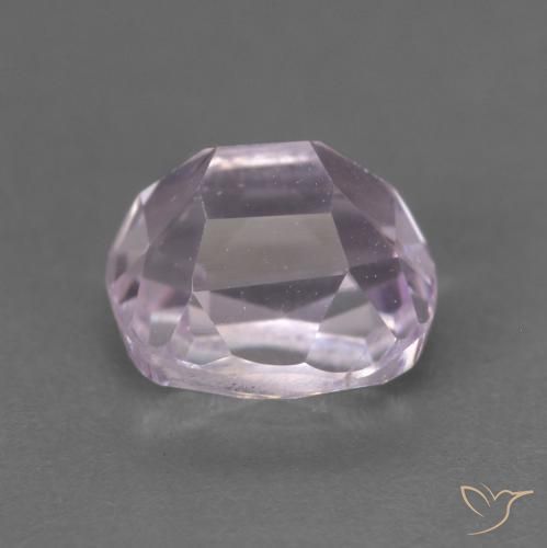 Kunzita Rosado claro natural de 1.48 ct, Forma Cojín, VVS-VS