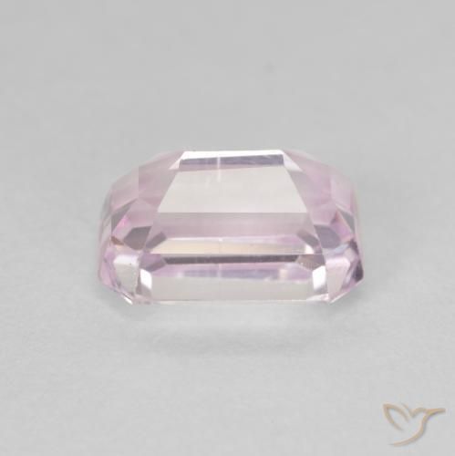 Kunzita Rosado medio natural de 3.88 ct, Corte Octágono / Esmeralda, VVS-VS