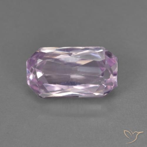 2.66ct Natural Rosado medio Kunzita, corte esmeralda, VVS-VS