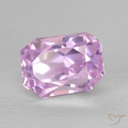 Kunzita Rosado púrpura real natural de 2.12 ct, Corte Octágono / Esmeralda, VS