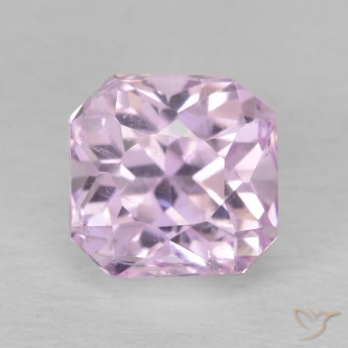 2.46ct Natural Tono rosado cereza Kunzita, corte esmeralda, VS