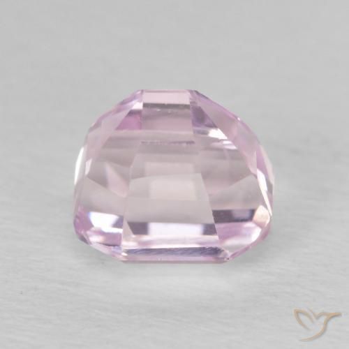 Kunzita Rosado claro natural de 2.02 ct, Corte Octágono / Esmeralda, VS