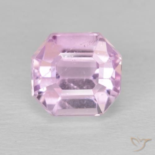 Kunzita Rosado claro natural de 3.02 ct, Corte Octágono / Esmeralda, VS