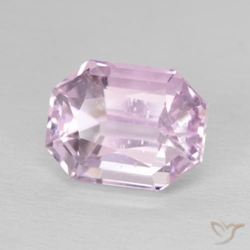 Kunzita Rosado claro natural de 5.19 ct, Corte Octágono / Esmeralda, VS