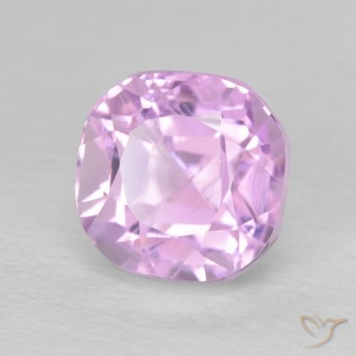 Kunzita Rosado púrpura real natural de 3.22 ct, Forma Cojín, VS