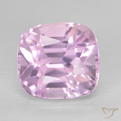 6.03ct Natural Rosado púrpura Kunzita, Forma Cojín, VS