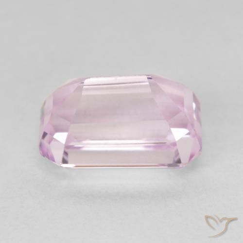 Kunzita Tono rosado cereza natural de 3.87 ct, Corte Octágono / Esmeralda, VVS