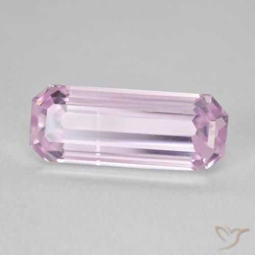 Kunzita Rosado claro natural de 7.05 ct, Corte Octágono / Esmeralda, VVS