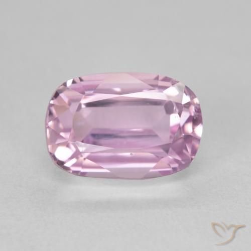 3.70ct Natural Rosado cereza Kunzita, Forma Cojín, VVS