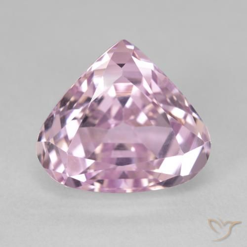 9.26ct Natural Rosado claro Kunzita, En forma de pera, VVS