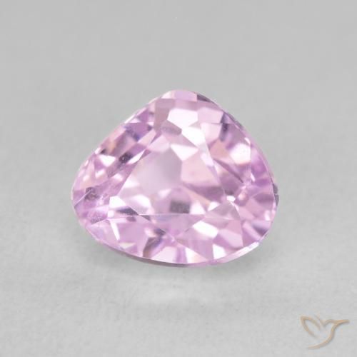 Kunzita Púrpura medio natural de 2.40 ct, En forma de pera, VVS-VS