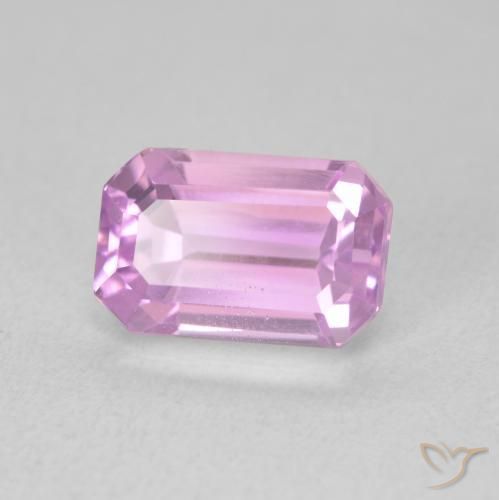 Kunzita Púrpura rosado natural de 2.70 ct, Corte Octágono / Esmeralda, VVS-VS